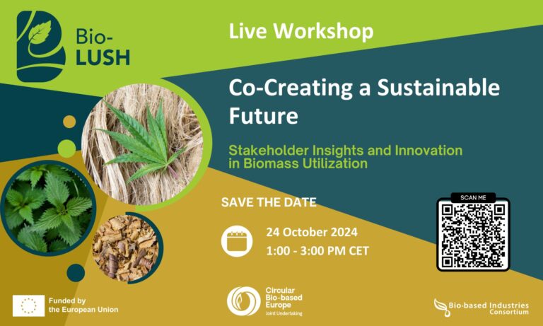 Bio-LUSH Workshop “Co-Creating a Sustainable Future” in Biomass Utilization